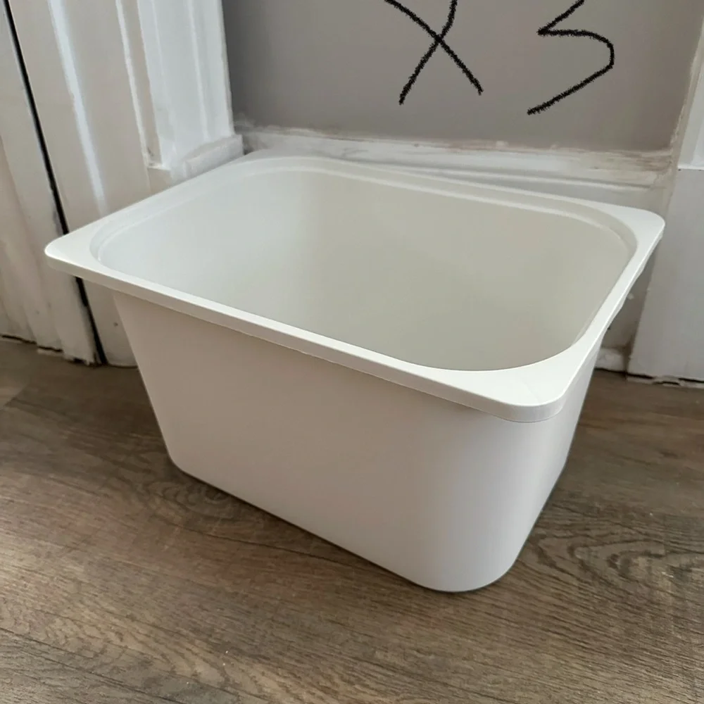 Lot Of 6 IKEA Trofast Toy Storage Bin 16 ½x11 ¾x9 